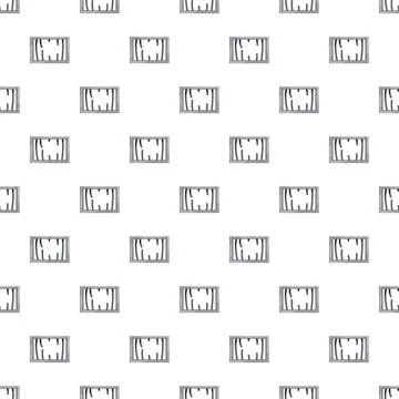 Prison cell window bars seamless pattern Stock-Illustration