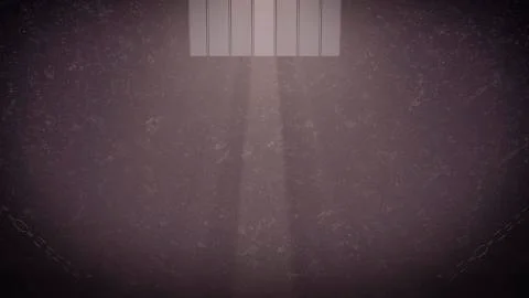 Prison cell window Stock Illustration