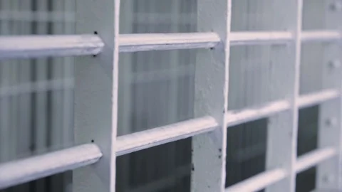 Prison cells closeFocus slider Video stock 76224240