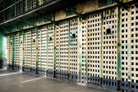 Prison closed up Stock Photos