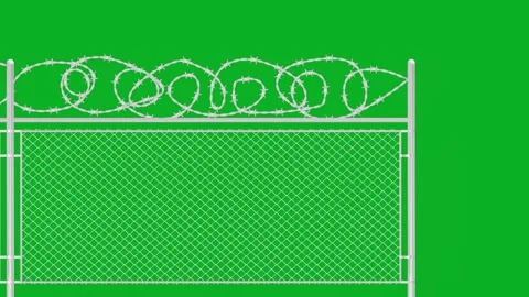 Prison door closing and opening animation. Video stock 336950221