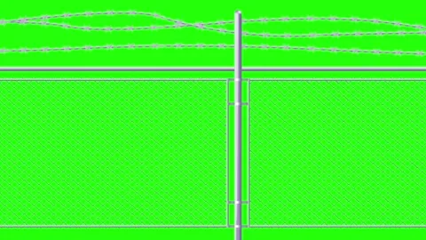 Prison door closing and opening animation. 库存影片 336950227