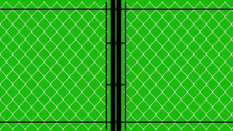 Prison door closing and opening animation. Video stock 336950330