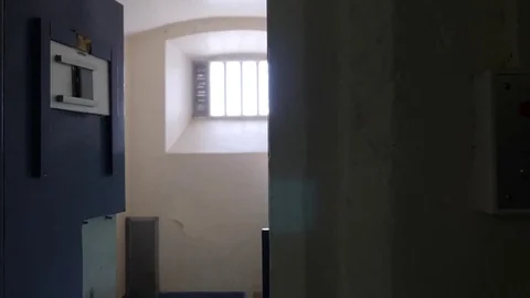 Prison door slider Video stock 82460878