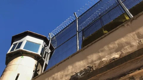 Prison Exterior Stock Footage