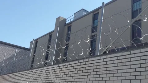 Prison Fence Building Видео 140828569