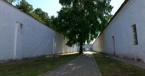 Prison housing in Saviour Monastery of St Euthymius. Suzdal Video stock 64876418