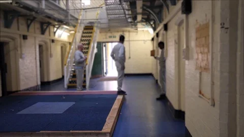 Prison inmates Video stock 82460889