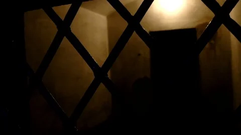 Prison inside view 库存影片 69741248