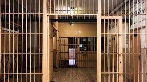 Prison Interior Stock Footage 104849700