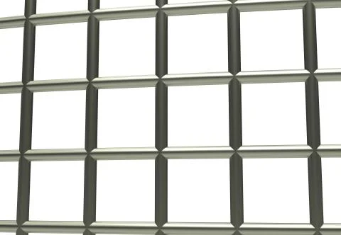 Prison jail blocking on white 3d illustration Stock Illustration