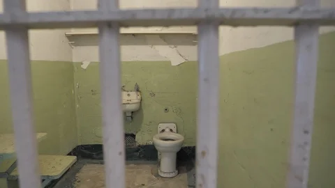 Prison jail gaol cell bars for incarcera... | Stock Video | Pond5