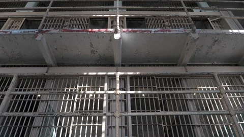 Prison jail gaol cell bars for incarcera... | Stock Video | Pond5