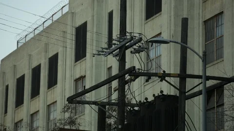 Prison in LA Stock Footage 97163096