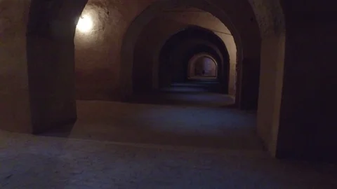 From a prison to a monument Stock Footage 92422247