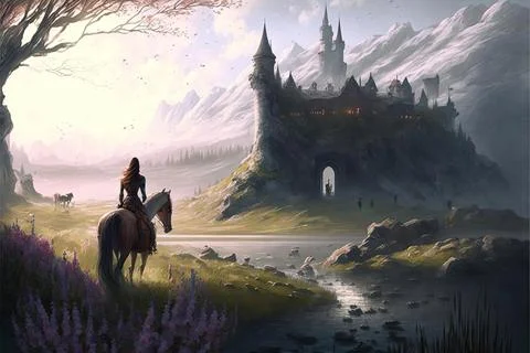 A Prison On The Plains Stock Illustration