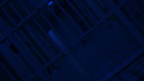 Prison, prison cell bars and prison door, escape from prison, bank vault Stock Footage 98167554