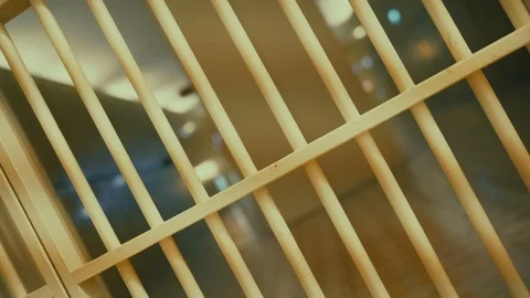Prison, prison cell bars and prison door, escape from prison, bank vault Stock Footage 98168090