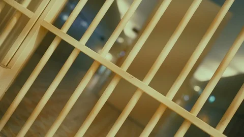 Prison, prison cell bars and prison door, escape from prison, bank vault Stock Footage 98168437