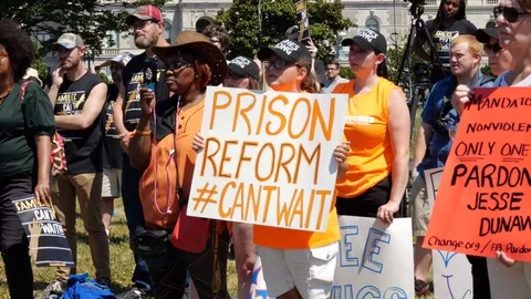 Prison Reform Sign 库存影片 92167027