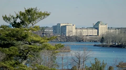 Prison through a window Stock Footage 182897411