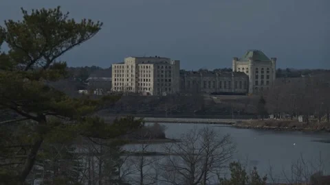 Prison through a window Stock Footage 182897412