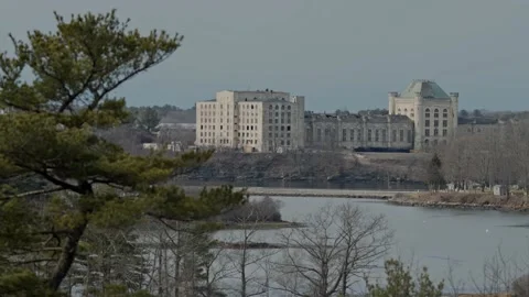 Prison through a window Stock Footage 182897460