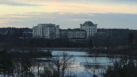 Prison through a window Stock Footage 182897468