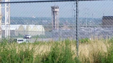 Prison tower tilt Vídeos de archivo 41131703