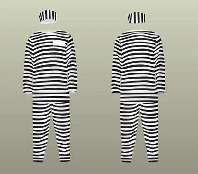 Prison uniform Stock Illustration