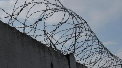 Prison wall background Stock Photos