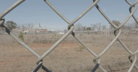 Prison Wide Exterior Stock Footage 124214537
