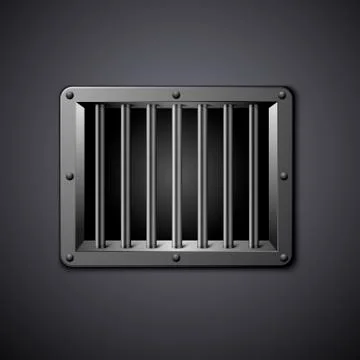 Prison window Stock Illustration