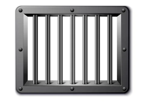 Prison Window Stock Illustration