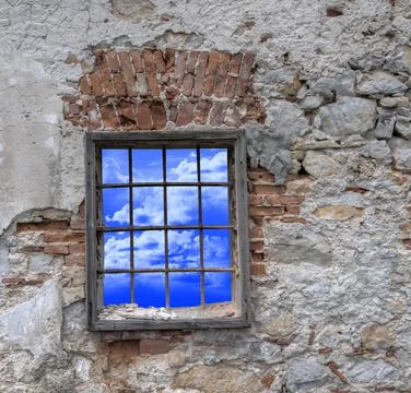 Prison window Stock Photos