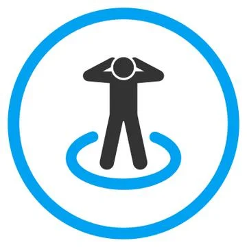 Prisoner Flat Icon Stock Illustration