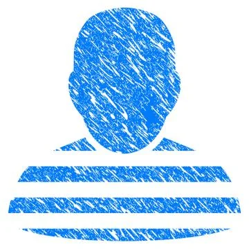 Prisoner Grunge Icon Stock Illustration
