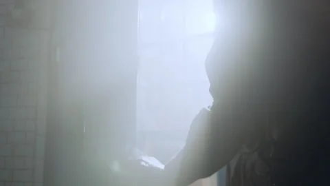 A Prisoner taken to his cell by force Stock Footage 283087942