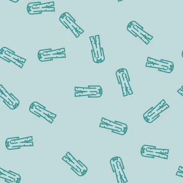 Prisoner uniform crime line vector seamless pattern Stockillustratie