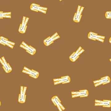 Prisoner uniform crime vector seamless pattern Stockillustratie