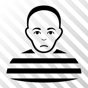 Prisoner Vector Icon Ilustración de archivo