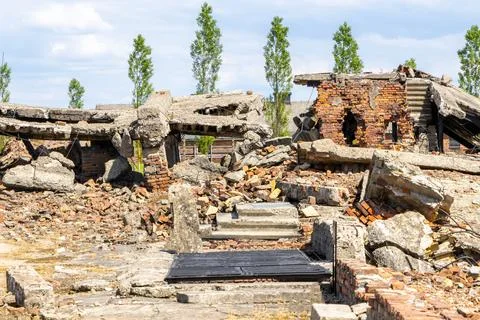 Prisoner Of War Camp Destroyed Building Stock Photos