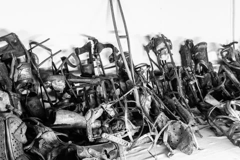 Prisoner Of War Camp Prosthetic Stock Photos