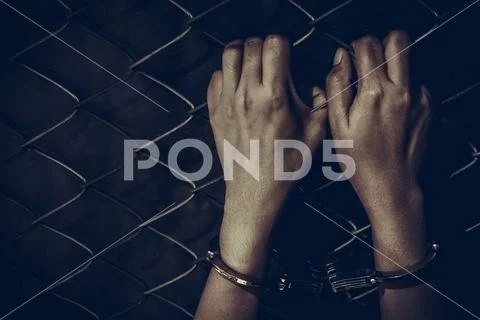 Prisoner woman Stock Photos