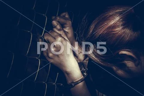 Prisoner woman Stock Photos