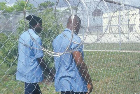 Prisoners at Dade County Correctional Facility, FL Stock Photos