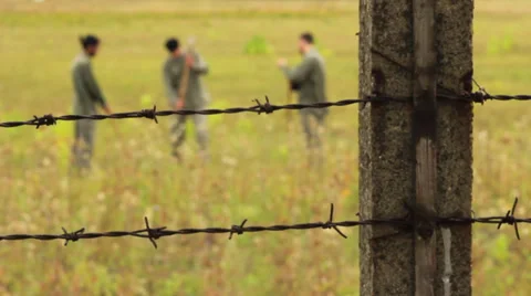 Prisoners Stock Footage 30368794