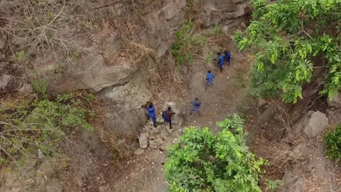 Prisoners Hard Labor Video stock 270541334