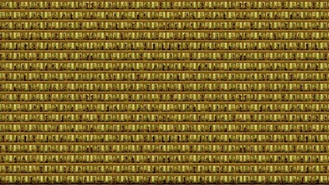 Prisoners serving time in a massive cell block 4K Video stock 77254669