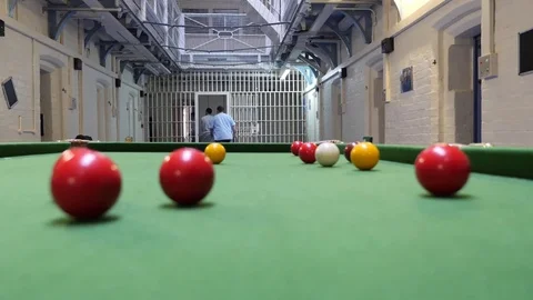 Prisoners walking out balls rolling Video stock 82460979